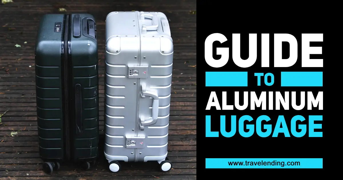 Two aluminum suitcases standing side-by-side, covering the topic: is aluminum luggage worth it?